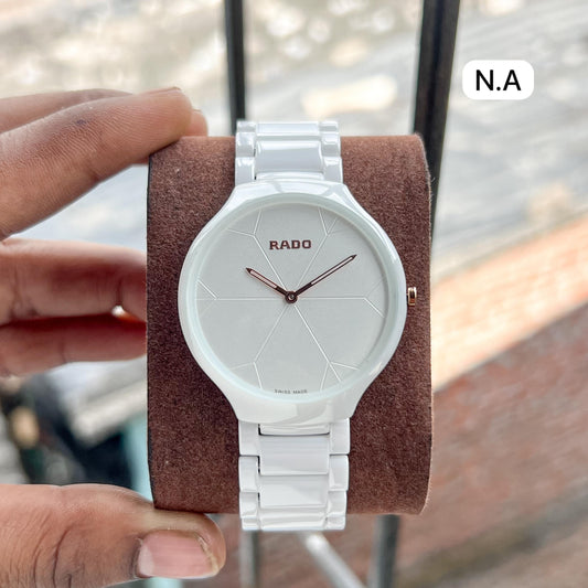 RADO White Ceramic Watch – Pure Class, Pure Luxury