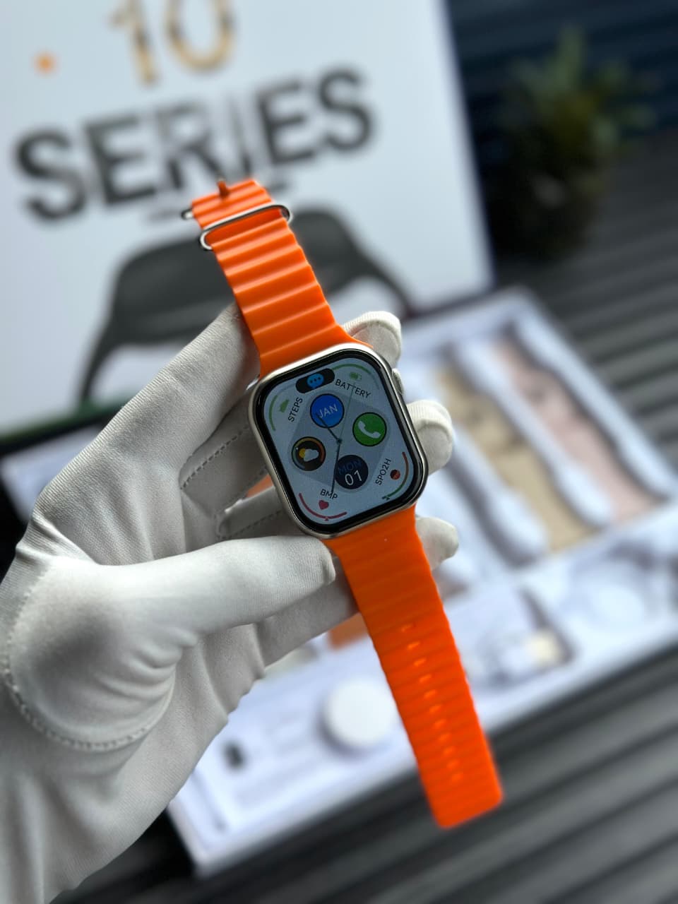 S30 Pro Max Series 10 Style Smartwatch - 7-in-1 Ultimate Combo Pack (49mm) - Bluetooth Calling & Health Tracking