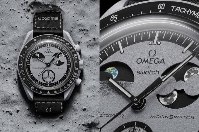 OMEGA X SWATCH "Mission to Moon" Style - Premium Replica Quartz Chronograph - 42mm Bioceramic Look