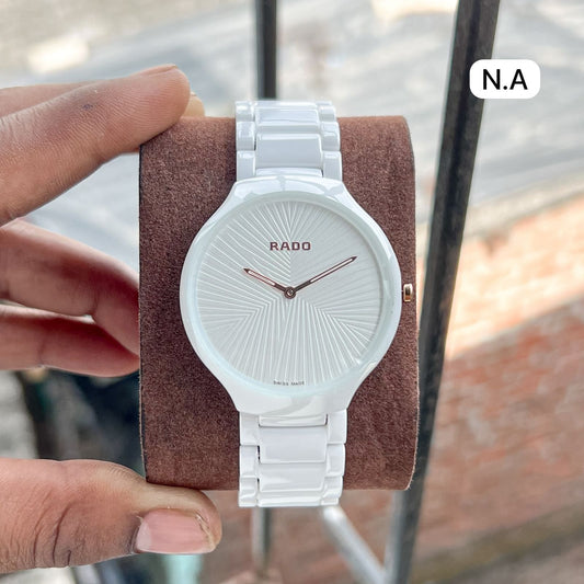 RADO White Ceramic Watch – Pure Class, Pure Luxury