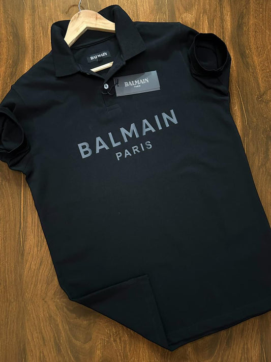 BALMAIN PARIS Premium Cotton Matty Polo – Summer Edition