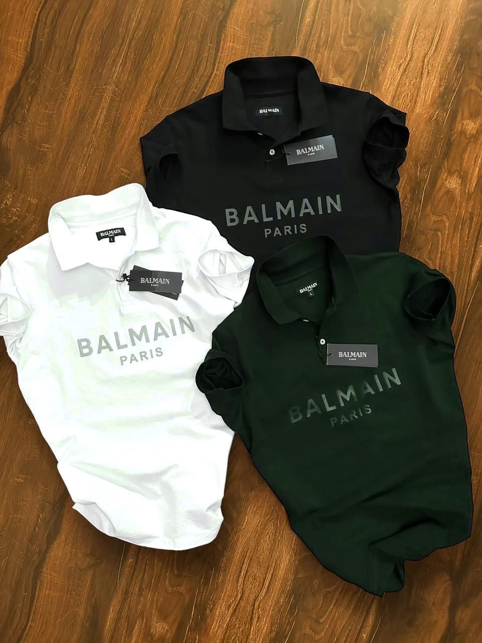 BALMAIN PARIS Premium Cotton Matty Polo – Summer Edition